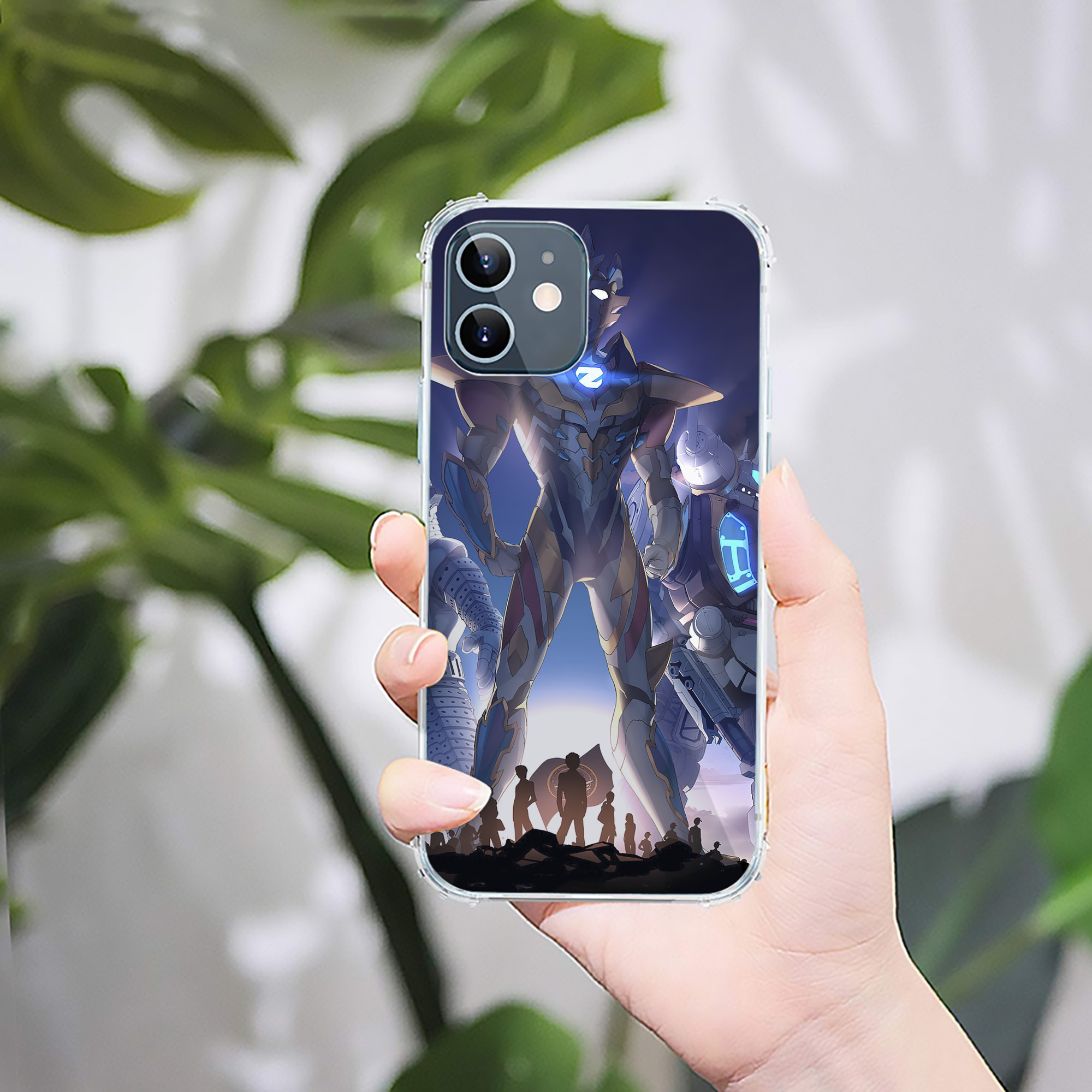 （画像用） ウルトラマン Ultraman 【iPhone 12シリーズ対応】透明スマホケース（クリアソフトケース）